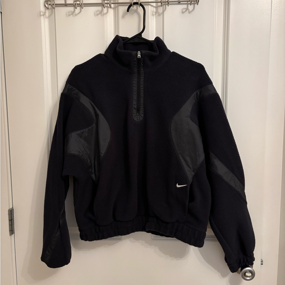 NWT Black Nike Fleece Pullover Sweater
